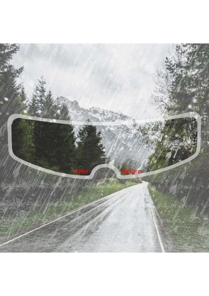 Kask Yağmur Kaydırıcı - Anti-Sis Hidrofobik Film fırsatları