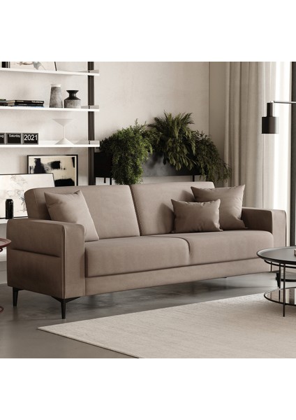 Briza Plus 3'lü Yataklı Koltuk - Vizon