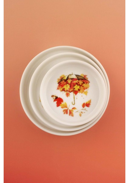 Fall'24 3 Boy Porselen Tabak Seti fiyatları