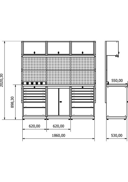DP.35.100.03 Modüler Çalışma Tezgahı fırsatları
