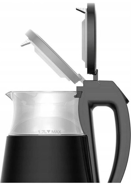 Dijital Isı Ayarlı Cam Kettle, 1,7l, Çok Renkli, Pratik ve Şık Tasarım fiyatları