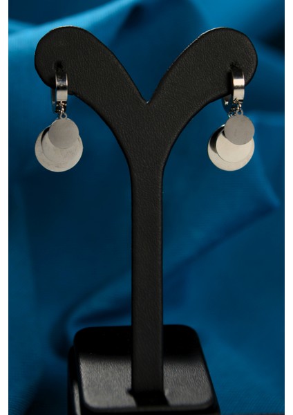 3 Pul Sallantılı Shakira Model Çiftli Kadın Çelik Küpe modelleri