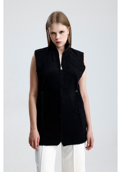 Beli Stoperli Uzun Fermuarlı Yelek fiyatları