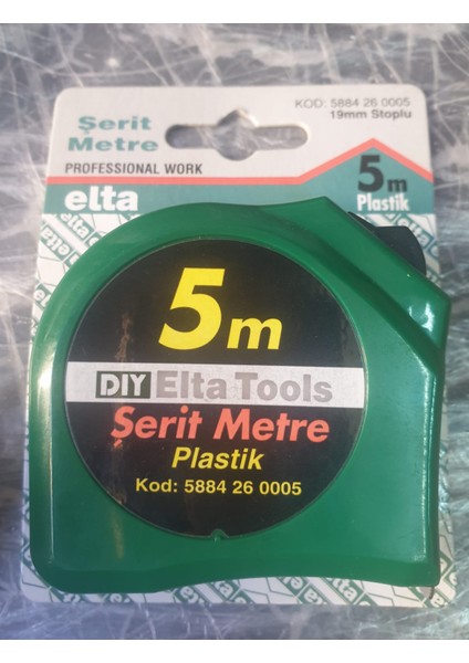 Şerit Metre Eski Model 5mt.