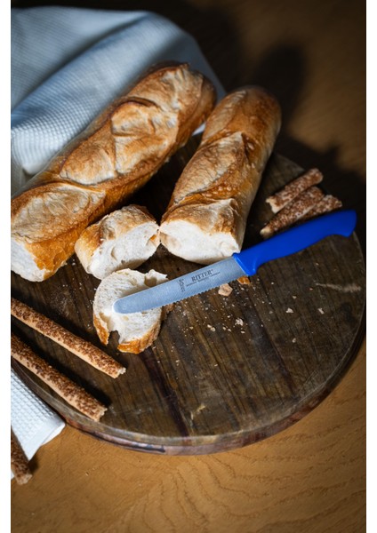 Mavi Sebze Bıçağı – Tırtıklı, 22 Cm, Paslanmaz Alman Çeliği, Ergonomik Sap (Tekli) fiyatları