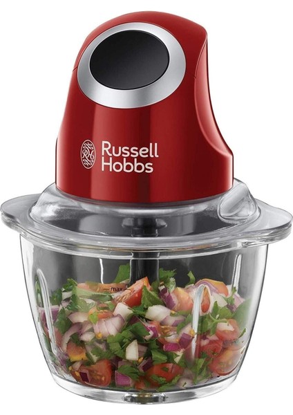 Kırmızı Desire Mini Chopper, Pratik ve Şık Mutfak Yardımcısı