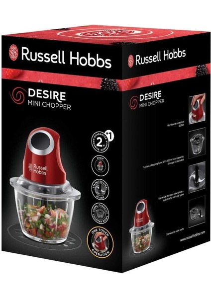 Kırmızı Desire Mini Chopper, Pratik ve Şık Mutfak Yardımcısı fiyatları
