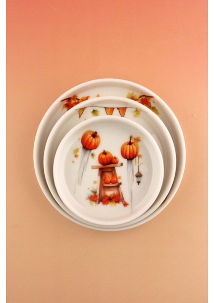 Halloween 3 Boy Porselen Tabak Seti fiyatları