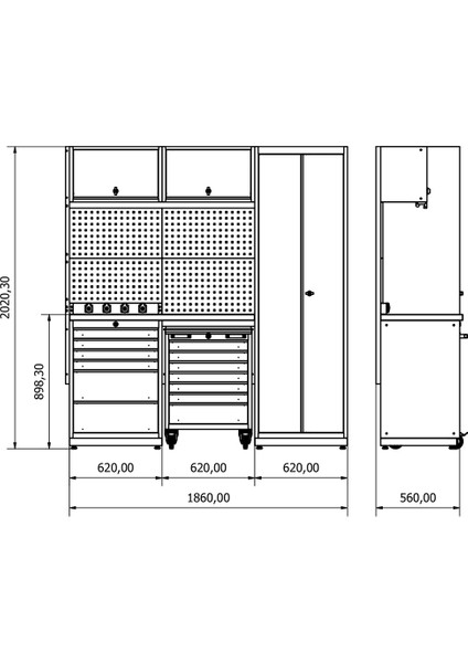 DP.35.100.06 Modüler Çalışma Tezgahı fırsatları