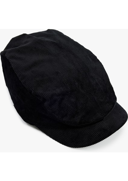 Pamuklu Fitilli Kadife Kasket Şapka