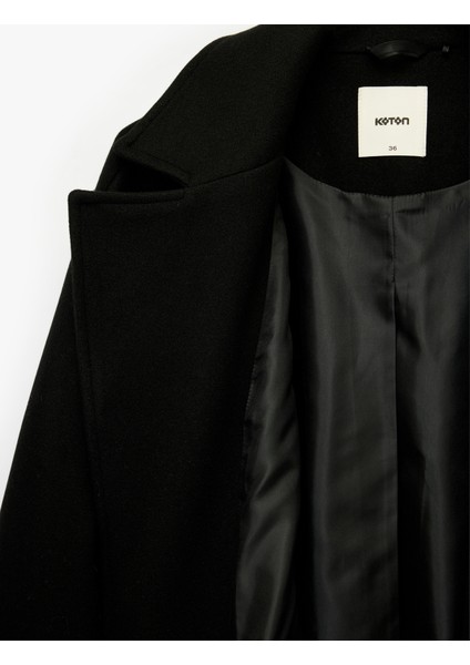 Uzun Kollu Cepli Kemerli Uzun Kaşe Kaban modelleri