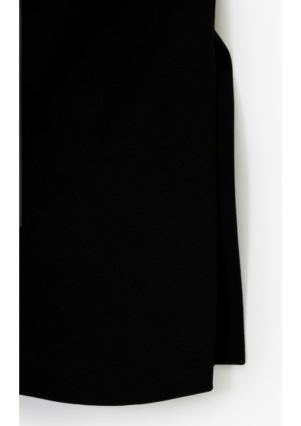 Uzun Kollu Cepli Kemerli Uzun Kaşe Kaban indirimleri