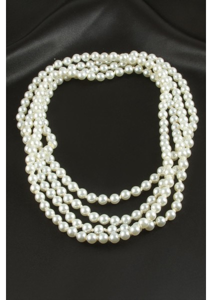 Allzey 8 mm Inci Kolye 190 Cm-Beyaz fiyatları