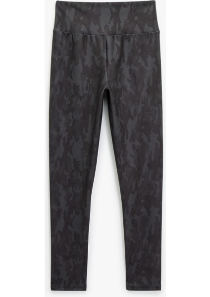 Kamuflaj Desenli Yüksek Bel Spor Tayt fiyatları