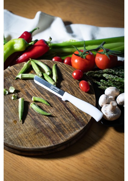 Beyaz Simli Ava Bıçak – 22 Cm, Tırtıklı Ağız, Paslanmaz Alman Çeliği fiyatları