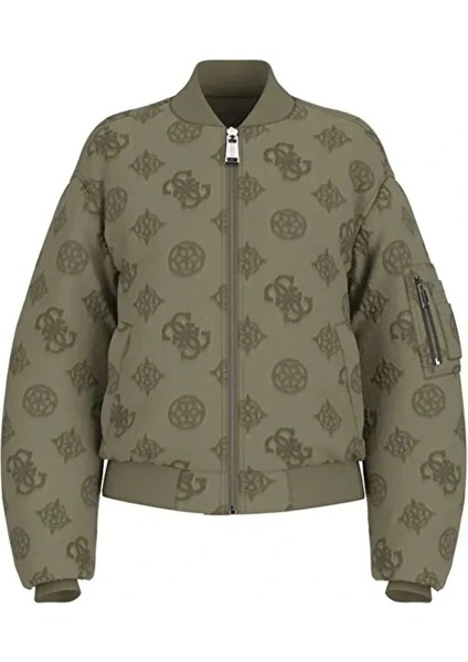 Philomene Kadın Yeşil Bomber Ceket W5YL08WHDK2-G896
