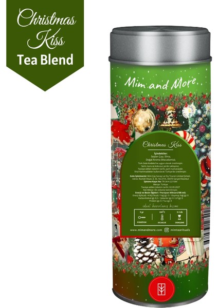 Christmas Kiss 2025 Tea – Macadamia Aromalı Seylan Çayı, 50 gr fiyatları