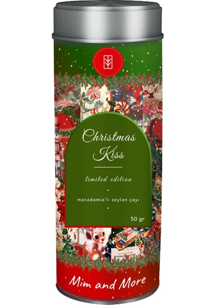 Christmas Kiss 2025 Tea – Macadamia Aromalı Seylan Çayı, 50 gr