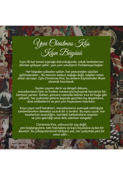 Christmas Kiss 2025 Tea – Macadamia Aromalı Seylan Çayı, 50 gr modelleri