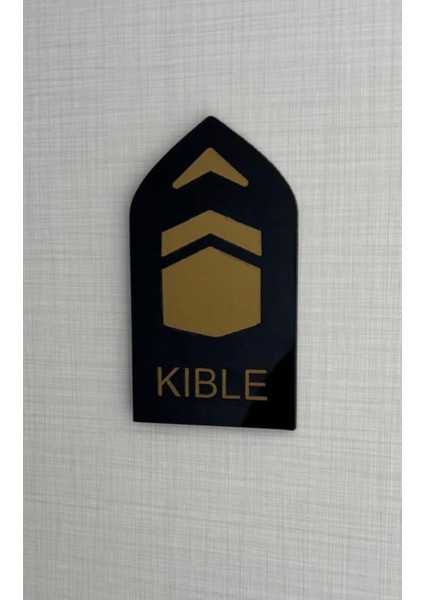 2'li Kıble Siyah Pleksi Yönlendirme Levhası 8X14 cm Kendinden Yapışkanlı Yön Tabelası modelleri
