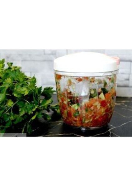 Turuncu 5 Bıçaklı Ipli El Rondosu, Pratik ve Hızlı Çekimli Blender