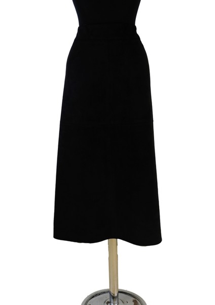 5453 Sentez Süet Parçalı Etek