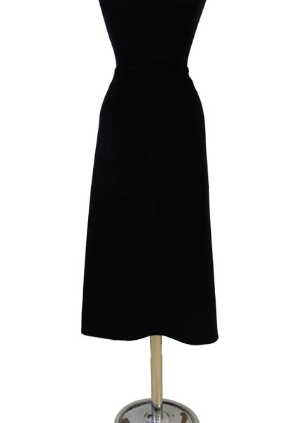 5453 Sentez Süet Parçalı Etek modelleri