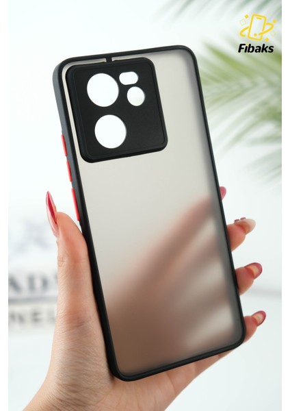 Xiaomi Mi 13T Pro Kılıf Mat Renkli Tuşlu Silikon