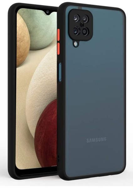Samsung Galaxy A12 - M12 Mat Kamera Korumalı Renkli Tuşlu Sert Silikon Kılıf fiyatları