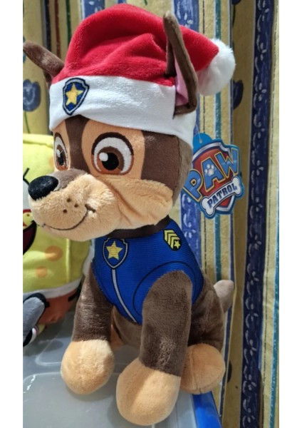 Paw Patrol Yılbaşı Serisi Chase 27 cm Peluş Oyuncak Polis Köpek fiyatları