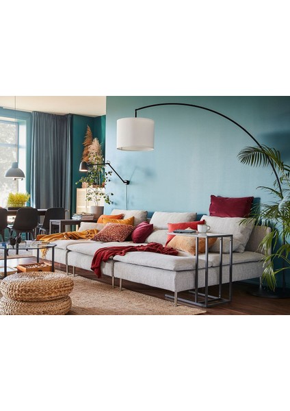 Abajur Başlığı, Beyaz, 42 cm fırsatları