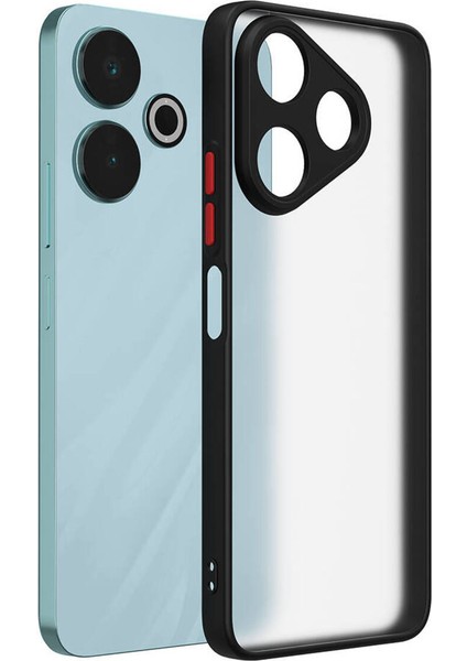 Xiaomi Redmi 13 4g Kılıf Mat Parmak Izi Yapmaz Kamera Korumalı Renkli Tuşlu Sert Silikon Kapak modelleri