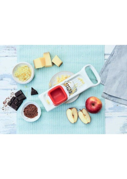 Kırmızı Mini Rende Mandolin, Pratik ve Şık Mutfak Gereci modelleri