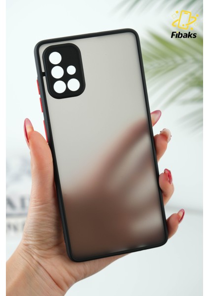 Samsung Galaxy A71 Kılıf Mat Parmak Izi Yapmaz Kamera Korumalı Renkli Tuşlu Sert Silikon