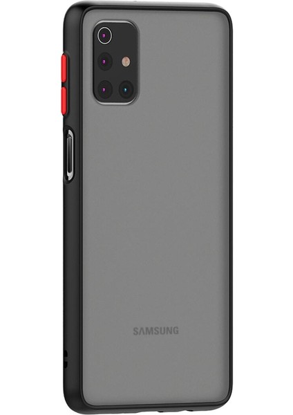 Samsung Galaxy M51 Kılıf Mat Parmak Izi Yapmaz Kamera Korumalı Renkli Tuşlu Sert Silikon Kapak fiyatları