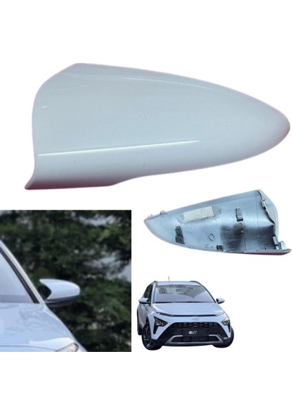 Hyundai I20 Ayna Kapağı Sol Sürücü Tarafı Beyaz Renkli 2020+