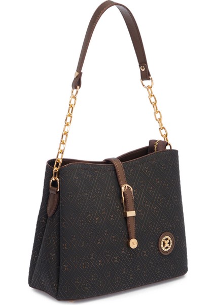 Bronz Print Kadın Omuz Çantası - S1WPR0000802-R7P fiyatları