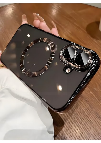 Apple iPhone 16 Plus Kılıf Kamera Lens Korumalı Magsafe Şarj Kilifi Şeffaf Renkli Yumuşak Kapak modelleri
