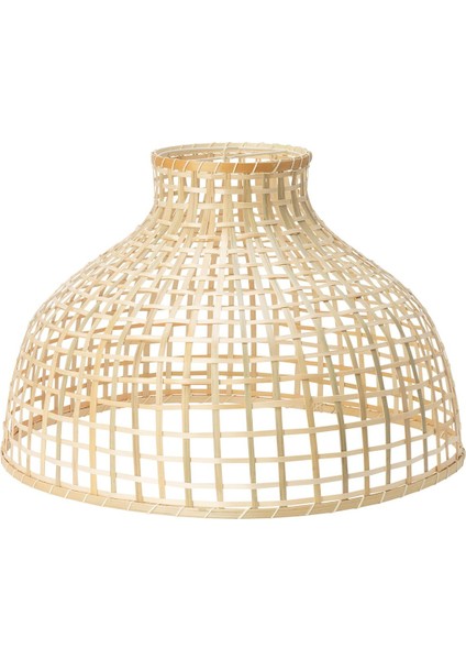 Sarkıt Lamba Abajur Başlığı, Bambu, 55X37 cm