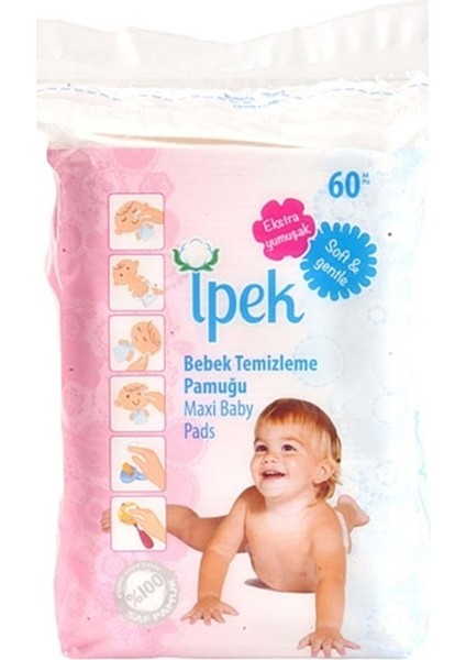 Ipek Bebek Temizleme Pamuğu 60X4 (240 Adet) fiyatları