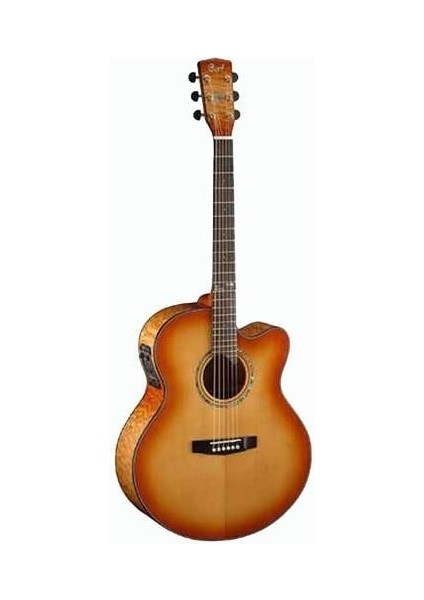 CJ7X Lvb Elektro Akustik Gitar, Jumbo Cutaway, Lıght Vıntage Burst, Fıshman Eq