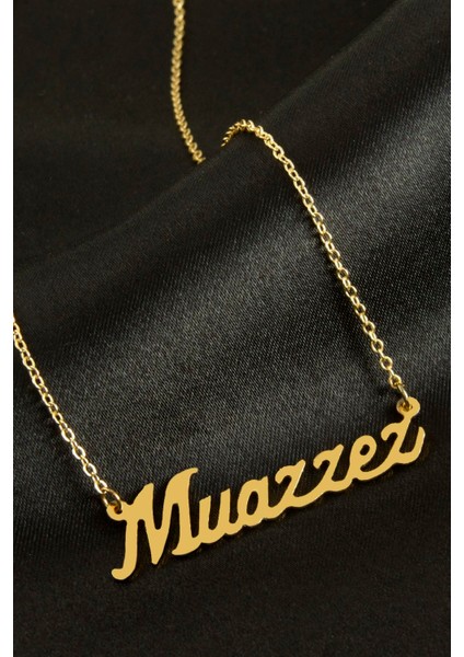 Msa-Shop Muazzez Isimli Kolye -Sarı
