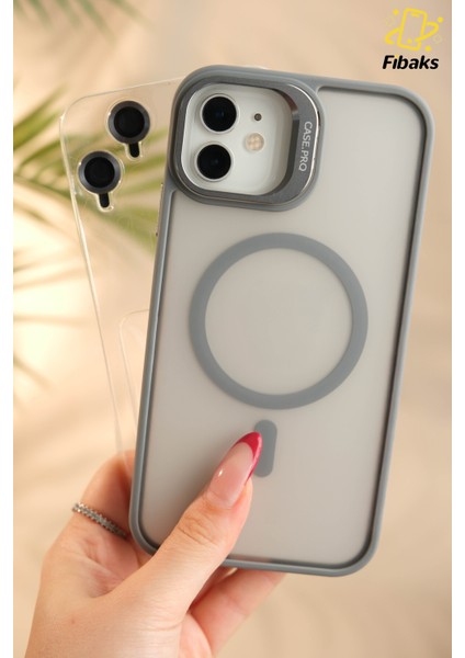 Apple iPhone 11 Kılıf Standlı Mat Magsafe Metal Tuşlu Kamera Lens Hediyeli Wonk Kapak modelleri