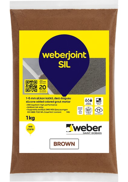 1 kg Silikonlu Derz Dolgu – Suya ve Kirlenmeye Dayanıklı, Yüksek Performanslı Derz Harcı