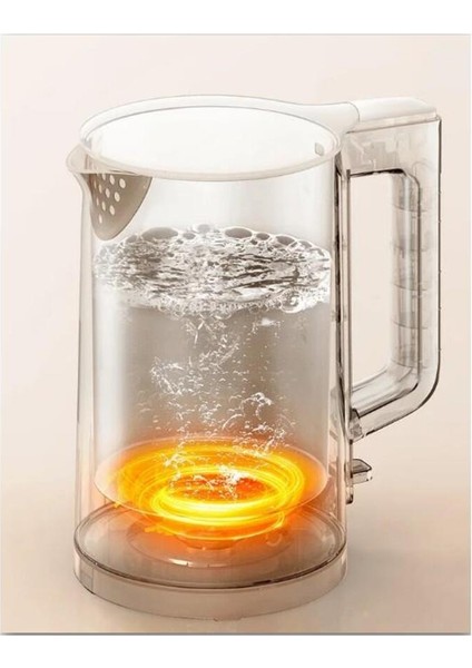 Beyaz Çelik Su Isıtıcı Kettle, El Yakmayan Güvenli Tasarım modelleri