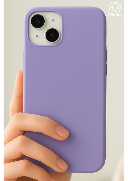 Apple iPhone 15/14/13 Kılıf Kadife Lansman Soft Yumuşak Liquid Lila Silikon Kamera Korumalı Kapak fiyatları