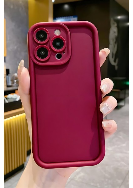 Apple iPhone 14 Pro Max Kılıf Kamera Korumalı Yumuşak Dokulu Renkli Silikon Kapak