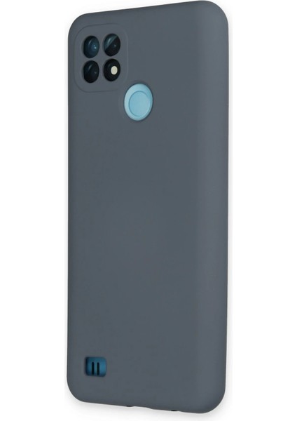 Bfs Realme C21 Kılıf Nano Içi Kadife Silikon - Gri fiyatları