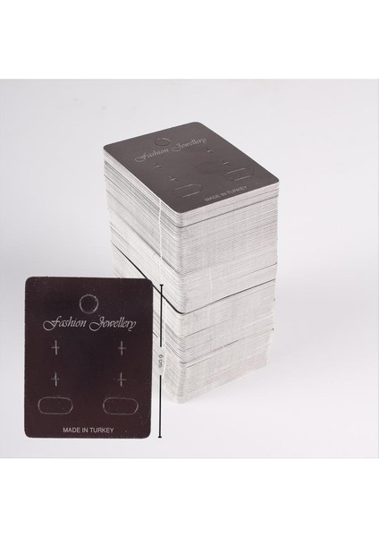 Msa-Shop Klıpsli 3 Delikli Küpe Kartı-Siyah modelleri