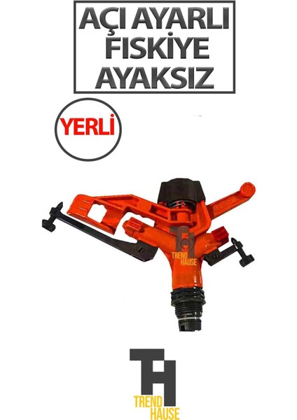 Açı Ayarlı Fıskiye Ayaksız Yerli